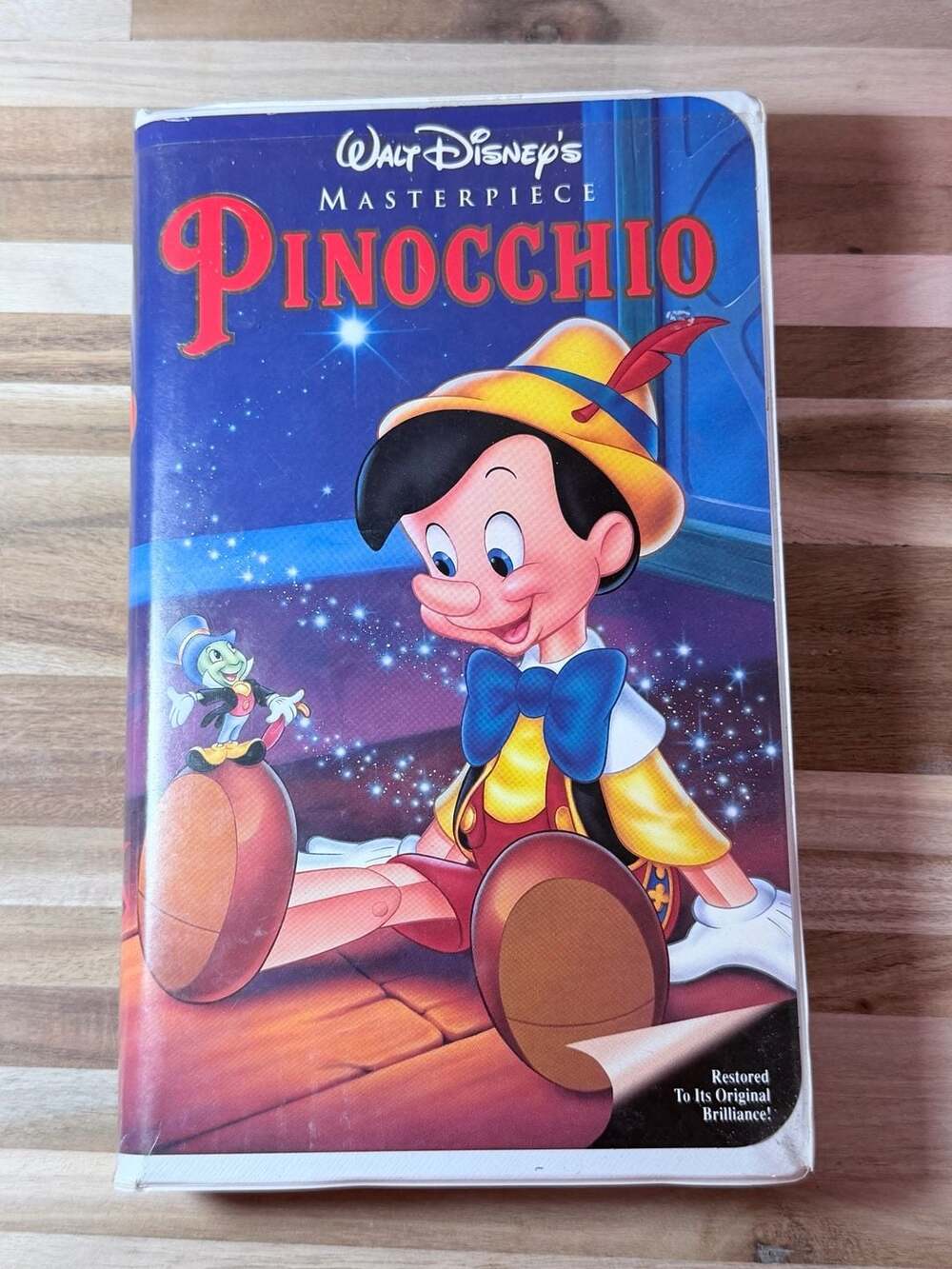 Pinocchio VHS Walt Disney Masterpiece Edition #239 Digitally Remastered VGood